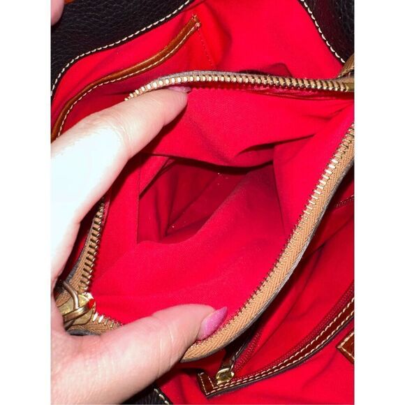 Dooney & Burke Leather Perry Satchel - Picture 9 of 13